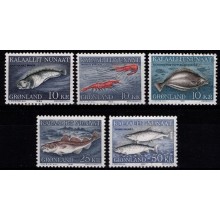 Tilbud, Grønland, parti med 5 forskellige mærker.